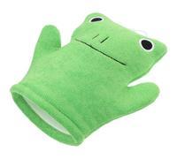 Housoutil Dual-Sided Exfoliating Shower Gloves Bath Mitt for Back Scrubbing and Body Cleansing 8X7 Inch Soft Bath Accessory Suitable for Adults and Boys and