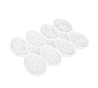 Housoutil Durable DIY Easter Egg Pendant Mold for Keychain Making Lightweight Transparent Mold with Simple Structure for Creative Handmade Decorations
