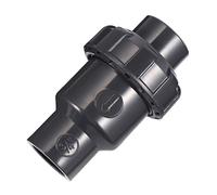 Housoutil Eco-Conscious Upvc Check Valve Plastic Non-Return Flap for One-Way Water /4 Ball Check Valve
