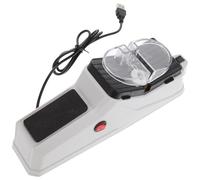 Housoutil Electric Kitchen Knife Sharpener USB Powered Fast Sharpener Upgraded Opening for Home Use