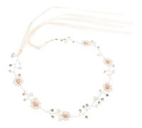 Housoutil Elegant Daisy Flower Crown Headband for Bride Wedding Hair Accessory with Alloy Material and Realistic Floral Design, for Photography and Dress on Ordinary Day