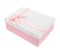 Housoutil Elegant Keepsake Box with Lid Tear Resistant and Waterproof Cardboard Box for Birthday and Christmas Presents Decorative and Sophisticated