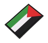 Housoutil Embroidered Palestine Flag Patch Armband Badge with Hook and Loop Fastener for Clothes and Backpacks Outdoor Accessory Highlighting Fine Details and Stylish Design