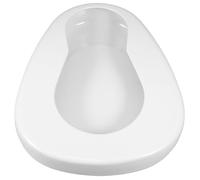 Housoutil Enamel Bedpans Portable Bedpans Leak Proof Design Convenient for Bedridden Patients White Sturdy Nursing Use Bed Pan for The Elderly and Disabled Individuals