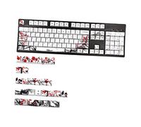 Housoutil Ergonomic Mechanical Keyboard Keycap Material Cute Keycaps for Gaming Keyboard Replacement