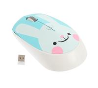 Housoutil Ergonomic Wireless Mouse Mute Optical Compact Portable for Notebook Gaming Office