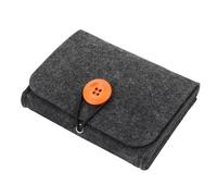 Housoutil Essential Oil Storage Bag with Thickened Material and Exceptional Felt Compact Organizer Pouch for Aromatherapy Bottles for Home and Travel Use