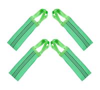 Housoutil Exfoliating Body Scrubber Towel Strip Shape Fabric Bath Scrubber 4pcs for Men and Women Convenient Bathing Tool Skin Friendly Material for Shower and Back Cleaning