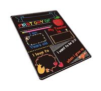 Housoutil First Day of School Board, Double-Sided Starting School Board, Practical Message Tool for Kindergarten Elementary Junior and High