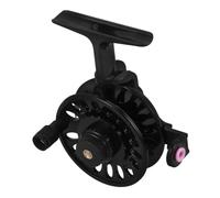 Housoutil Fishing Reel Fly Ice Fishing Reel ABS Black Adjustable Front Drag Lightweight for Anglers Beginners Lakes
