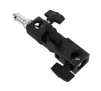 Housoutil Flash Stand Umbrella Flash Adapter Photography Light Stand Clamp Multifunctional Tripod Bracket for Professional Studio and Outdoor Photo Lighting