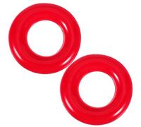 Housoutil Flat Bottom Flask Weight Rings Thickened Iron and Plastic Material 2pcs Easy to Store and Wash Random Color for Erlenmeyer Flasks for Chemistry Class and Experiments