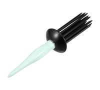 Housoutil Fluffy Bangs Shaping Comb Lightweight Plastic Curl Rolling Comb with Anti Static Design for Home on The Go Styling of Curly Hair