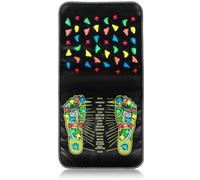 Housoutil Foot Massage Mat Pebble Surface, Rectangular Stone Walking Massager for Home Use, Acupressure Pad for Foot Sole Relaxation and Relief