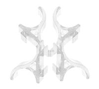 Housoutil Freezer Shelf Clips, 4pcs Aluminium Refrigerator Shelf Clips, Cooler Shelf Support Commercial Shelf Clip for Metal Shelving Refrigerator Parts Accessories