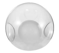 Housoutil Glass Lamp Shade G9 Socket Round Globe Double Layer Dome Cover for Modern Living Spaces and Home Ceiling Pendant Lighting with Heat Dissipation and Versatile Compatibility