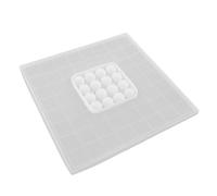 Housoutil Go Game Silicone Mold Chess Board Mold for DIY Resin Casting Go Game Pieces Moulds Smooth Flexible Craft Accessory for Teen Arts and Crafts 11.02 X 11.02 X 0.31In