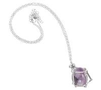 Housoutil Golden Metal Crystal Holder Elegant and Simple Design Necklace for Displaying Natural Stones, Adjustable Pendant Chain for Making Necklaces and Unique Crafts