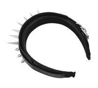 Housoutil Gothic Headband Studded Rivets for Women Featuring Steampunk Design Spikes for Punk Hair Hoop Styling at Rock Festivals Prom Parties Casual Wear
