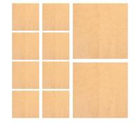 Housoutil Greaseproof Parchment Paper Sheets 20Pcs 30X30Cm Thick Oil Absorbent Sheets for Pottery Baking and Art Projects Wood Pulp Material