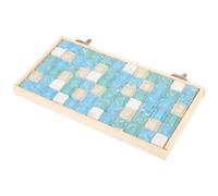 Housoutil Guinea Pig Cooling Pad Quartz Plate for Summer Use, Prevents Overheating and Easy to Clean, Suitable for Rabbit and Hamster Cages, Sturdy Crystal Piece Cooling Mat for Small Pets