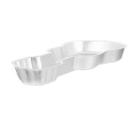 Housoutil Guitar Shaped Aluminum Cake Mold for Baking with Sturdy Non-Stick Surface and Easy Release, for Anniversary Party and Creative Home Bakeware in Silver