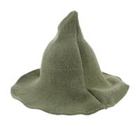 Housoutil Halloween Witch Hat for Men and Women, Blend Wizard Hat with Wide Brim and Cone Shape, Floppy Classic Style for Halloween Parties and Outdoor Adventures, Warm and Cozy