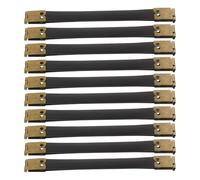 Housoutil Handbag Canvas Replacement and Internal Bag Frame Flex Metal 10pcs for Purse Making, Exquisitely Crafted Flexible Suitable for Leather Processes