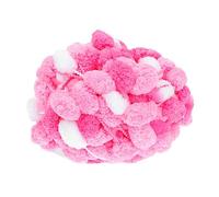 Housoutil Handmade Pink Decorative Wool Yarn for DIY Knitting and Crafting Soft Portable Thread Line for Sweaters Party Decorations Skin Friendly and Easy to Use