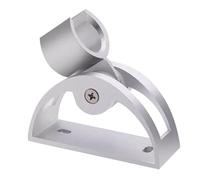Housoutil Heavy Duty and Space Aluminum Shower Base with Adjustable Rust-Proof Shower Hose Bracket Secure Fit