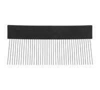 Housoutil Heavy-duty Stainless Steel Texture Pattern Maker Comb for Wall Painting - Linen Effect Paint Scraper Tool for Decorative Surface Texturing and Venetian Plaster Finishing in Large