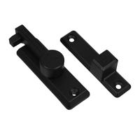 Housoutil Heavy Duty Zinc Alloy Sliding Barn Door Lock and Flip Latch Reinforcement Security Gate Hasp for Front Doors Easy Installation