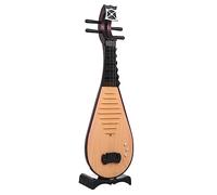 Housoutil High Simulation Lute Model Music Ornaments Lightweight Plastic Material Vintage Style for Home Decoration and Taking Photos Ancient Chinese Lute Instrument Prop