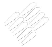 Housoutil High Temp Tungsten Wire 5g Load Capacity 8 Inch Length 9pcs 1mm Diameter Smooth Burr-free Finish, Metal Wire for Pottery Firing for Jewelry Making in Studios
