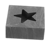 Housoutil High Temperature Graphite Casting Ingot Mold with Oil Slot Star Shape for Metal Melting Gold Silver Copper Aluminum Iron Crucible