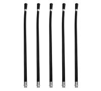 Housoutil Hose Replacement 5 Pack Flexible Spray Pipe with Standard Head Nozzle Accessory for Home Vehicle Emergency Safety