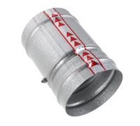 Housoutil Inch One-Way Airflow Damper Stainless Steel Galvanized Backdraft Damper with Easy Installation and Precise Airflow Control for Kitchen and Laundry Room Ventilation