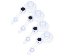 Housoutil Inflatable Replacement Nozzles 4pcs 46mm Double Valve Leakproof PVC Pump Adapters for Camping Tent Air Mattress Pool Floats Boat