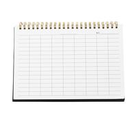 Housoutil Inventory Log Book for Business, Budget Ledger with PP Cover, Blank Lined Inner Pages, Stock Tracking for Office and Warehouse