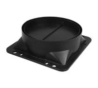 Housoutil Kitchen Bathroom Accessories Range Hood Non-return Valve Vent Hood Insert for Stove Vent Fan Connector Backdraft Damper