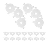 Housoutil Lamp Shade Adapter Ring E27 to Small Screw Lamp Holder Ring Replacement Washer Adapter for Pendant Table White Light Fittings with 1Cm Aperture 24Pcs