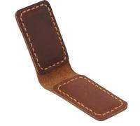 Housoutil Leather Magnetic Cable Holder and Vintage Bookmark Clip for Organizing Data Cables and Holding Book Pages at Work Desk