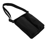 Housoutil Lightweight Oxford Cloth Essential Oil Waist Bag for Massage Bottles with Double Bottle Storage Portable Waist Pouch for Salon and Therapist Use