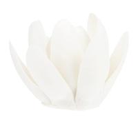 Housoutil Lotus Incense Burner Holder Censer for Stick Cone Ceramic Inscent Burner Disc Modern Incense Holder for Burner Sticks White