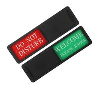 Housoutil Magnetic Door Signs for Office Conference Acrylic Abs Privacy Slider with Clear Occupied Vacant Letters Do Not Disturb Indicator for Meeting Use