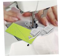 Housoutil Magnetic Quilting Ruler with Seam Allowance Guide for Sewing Machines Patchwork Measuring Tool with Large Magnets Easy Slide Installation for Accurate Hems and Straight Stitching