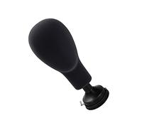 Housoutil Male Mannequin Head Display Stand Foam Model for Hat Wig Glasses with Non-slip Base Black for Salon Training and Personal Use