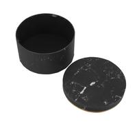 Housoutil Marble Flower Gift Box with Lid for Floral Arrangements and Fresh Flowers, Paper Material, Black Colour, Sturdy Design, Beautifully Packaged, for Birthday Gifting and Luxury