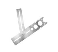 Housoutil Marble Positioning Hole Opener Tool Adjustable Drilling Locator for Home Tile Installation
