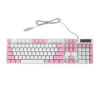 Housoutil Matching Luminous Keyboard Keys Gaming Keyboard for Computer Game Hardware Rgb Backlit for Office Use